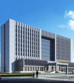 新疆保稅區綜合樓、海關大樓、國檢大樓